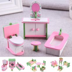 Wooden Dolls House Furniture Toys