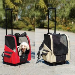 Pet Stroller Breathable Travel Backpack
